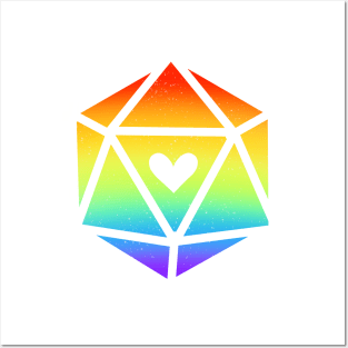 Gay Goblin Heart Dice Posters and Art